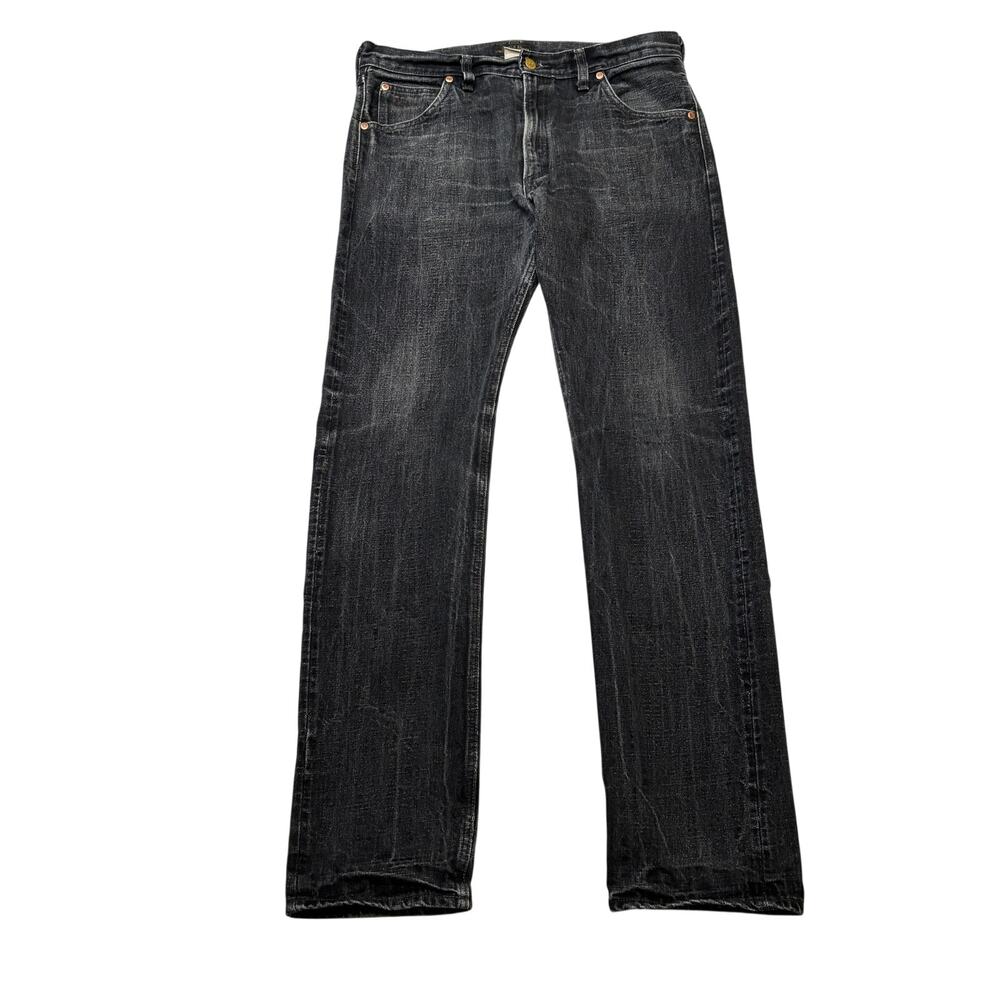 RRL Double RL High Slim Japan Woven Selvedge Denim Jeans Men's 34x34